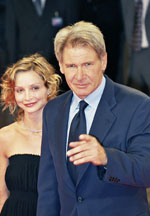 Calista Flokhart et Harrison Ford