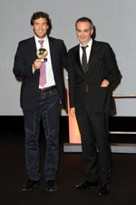 Matthew Gordon et Olivier Assayas (président du jury)