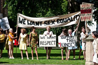WE WANT SEX EQUALITY