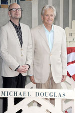 Steven Soderbergh, Michael Douglas et le maire de Deauville