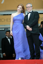 Jessica Chastain, thierry Fremaux