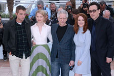 Robert Pattinson, Mia Wasikowska, David Cronenberg, Julianne Moore, John cusack