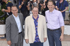 Jonas Rivera, John Lasseter, Pete Docter