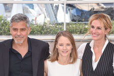 Georges Clooney, Jodie Foster, Julia Roberts