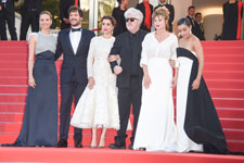 Michelle Jenner, Daniel Grao, Adriana Ugarte, Pedro Almodovar,  Emma Suarez, Inma Cuesta 
