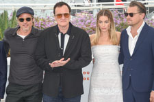 Brad Pitt, Quentin Tarantino, Margot Robbie, Leonardo DiCaprio