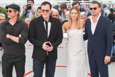 Brad Pitt, Quentin Tarantino, Margot Robbie, Leonardo DiCaprio