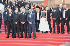 L'équipe du film à Cannes