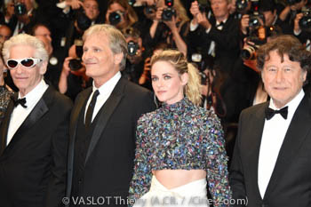 David Cronenberg, Viggo Mortensen, Kristen Stewart, Robert Lantos