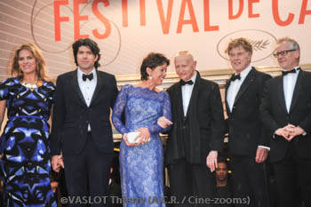 J.C. Chandord, Sibylle Szaggars, Gilles Jacob, Robert Redford, Thierry Fremaux J.C. Chandord, Sibylle Szaggars, Gilles Jacob, Robert Redford, Thierry Fremaux