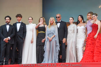 Hayes Costner, Jena Malone, Georgia MacPhail, Sienna Miller, Kevin Costner, Ella Hunt, Wasé Chief, Abbey Lee Kershaw, Isabelle Fuhrman, Luke Wilson