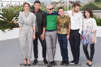 Adele Haenel, Arnaud Valois, Robin Campillo, Nahuel Perez Biscayart, Antoine Reinartz, Eloise Sauvage Adele Haenel, Arnaud Valois, Robin Campillo, Nahuel Perez Biscayart, Antoine Reinartz, Eloise Sauvage