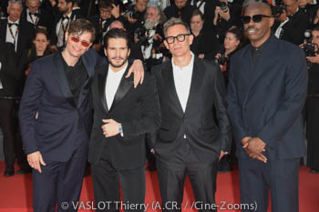 Raphaël Quenard, François Civil, Michel Hazanavicius, Jean-Pascal Zadi