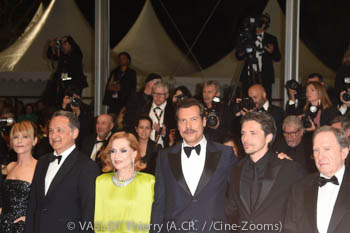 Marina Fois, Thierry Klifa, Isabelle Huppert, Laurent Lafitte, Raphaël Personnaz