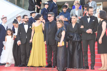 Philippe Martin, Delnaz Najafi, Hadis Pakbaten, Majid Panahi, Solmaz Panahi, Jafar Panahi, Tahereh Saeedi, Maryman Afsharimovahed, Ebrahim Azizi