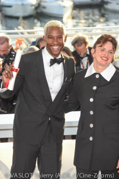 Akinola Davies (Mention spéciale caméra d'or) Alice Rohrwacher (PRésidente Jury)