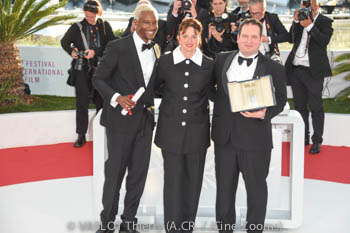Akinola Davies (Mention spéciale caméra d'or) Alice Rohrwacher (PRésidente Jury) Hasan Hadi (Caméra d'or)