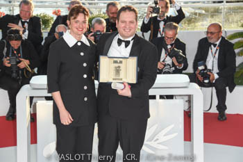 Alice Rohrwacher (PRésidente Jury) Hasan Hadi (Caméra d'or)