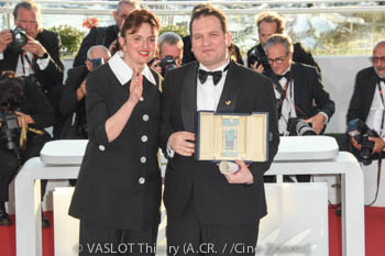 Alice Rohrwacher (PRésidente Jury) Hasan Hadi (Caméra d'or)