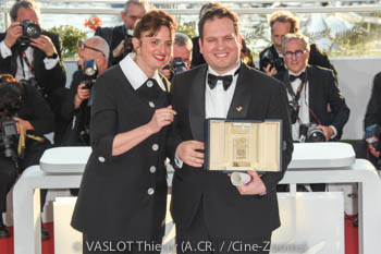 Alice Rohrwacher (PRésidente Jury) Hasan Hadi (Caméra d'or)