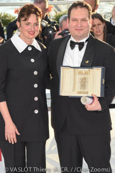 Alice Rohrwacher (PRésidente Jury) Hasan Hadi (Caméra d'or)