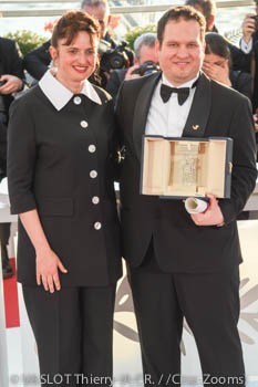 Alice Rohrwacher (PRésidente Jury) Hasan Hadi (Caméra d'or)