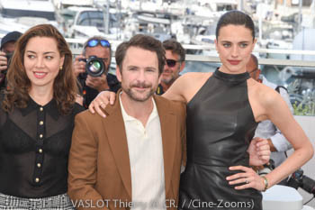 Aubrey Plaza, Charlie Day, Margaret Qualley