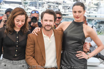 Aubrey Plaza, Charlie Day, Margaret Qualley