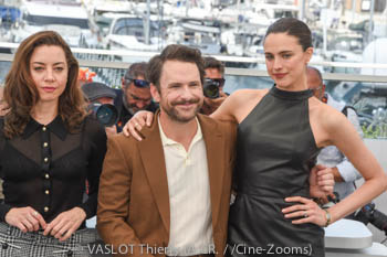 Aubrey Plaza, Charlie Day, Margaret Qualley