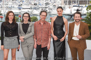Aubrey Plaza, Tricia Cooke, Ethan Coen, Margaret Qualley, Charlie Day
