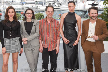 Aubrey Plaza, Tricia Cooke, Ethan Coen, Margaret Qualley, Charlie Day