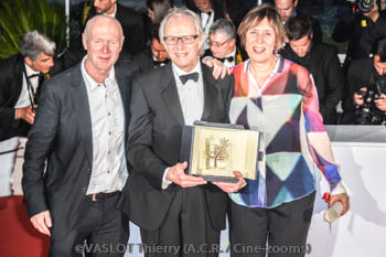 Paul Laverty, Ken Loach, Rebecca O'Brien