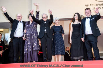 Paul Laverty, Rebecca O'Brien, Ken Loach, Lesley Ashton, Ebla Mari, Dave Turner
