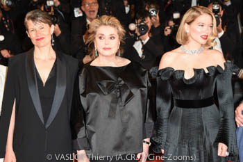 Camille Dalmais, Catherine Deneuve, Léa Seydoux, Malo Blanchet 