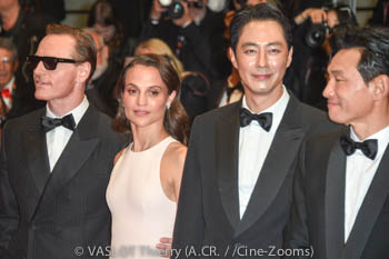Michael Fassbender, Alicia Vikander, Go Soo, Hwang Jeong-min 