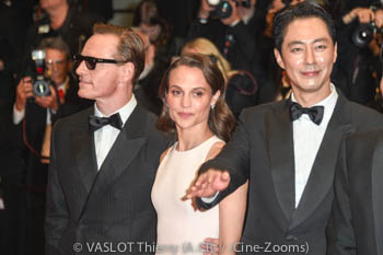 Michael Fassbender, Alicia Vikander, Go Soo