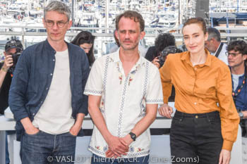 Swann Arlaud, Emmanuel Marre, Sandrine Blancke