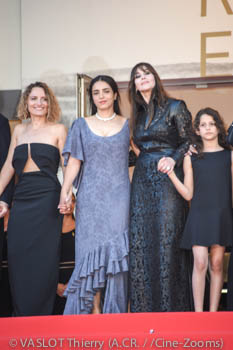 Léa Mysius, Hafsia Herzi, Monica Bellucci, Tawba El Gharchi