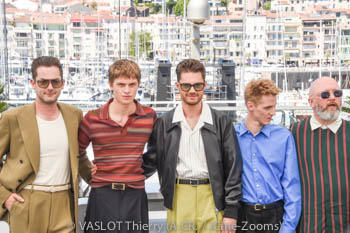 Michiel Dhont, Emmanuel Macchia, Lukas Dhont, Valentin Campagne, Angelo Tijssens